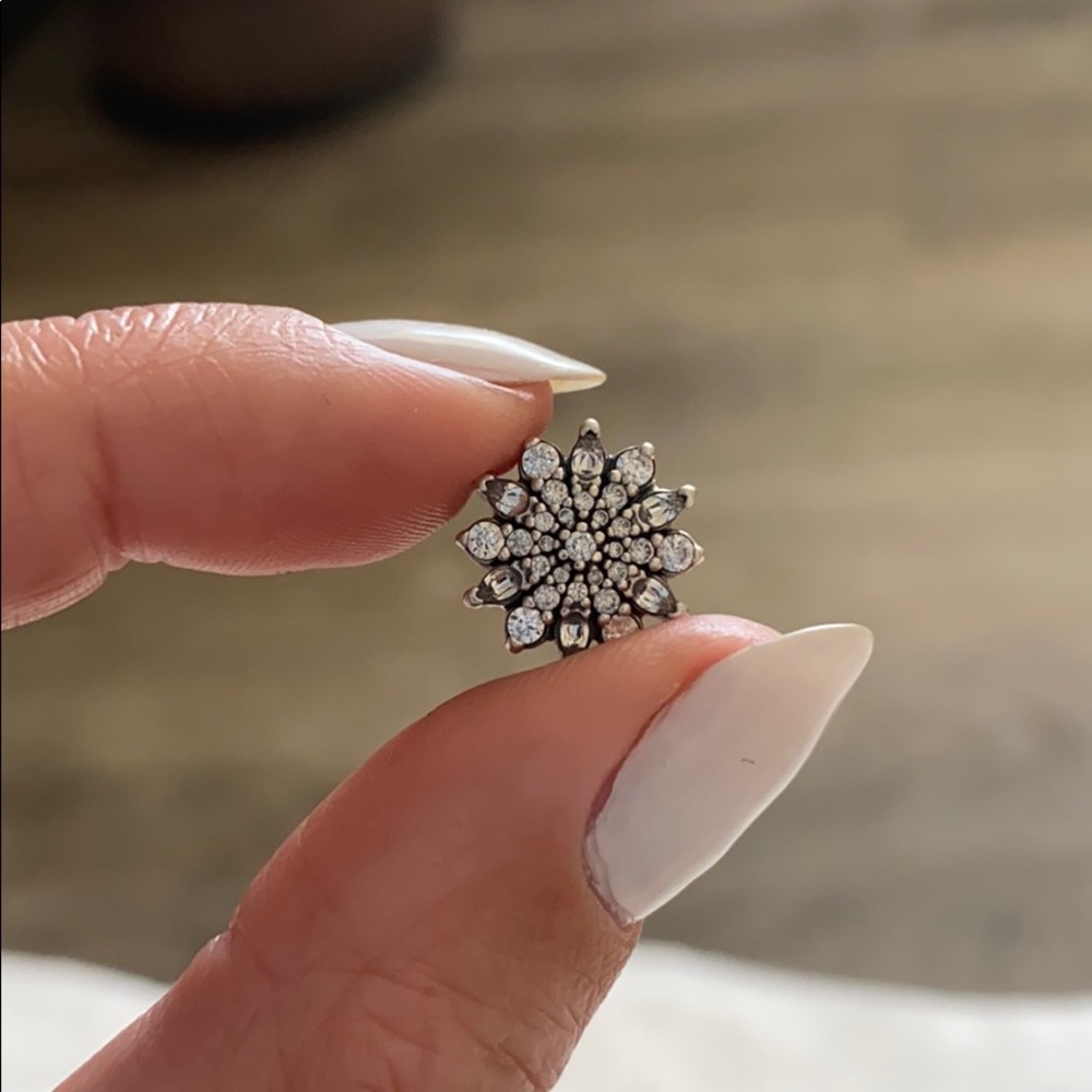 Pandora snowflake charm